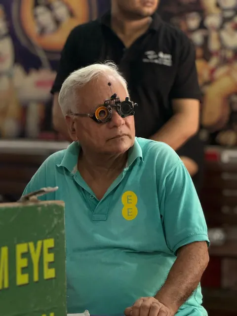 A Netram Eye Foundation eye camp
