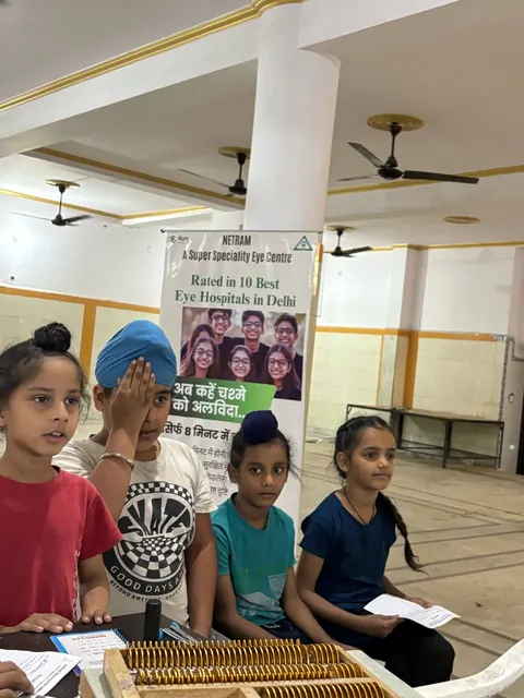 A Netram Eye Foundation eye camp