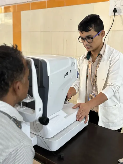 A Netram Eye Foundation eye camp