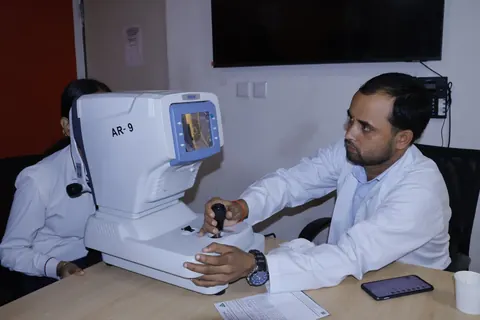 A Netram Eye Foundation eye camp