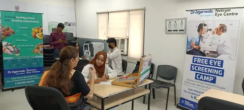 A Netram Eye Foundation eye camp