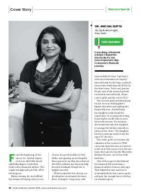 Outlook Money cover story on Dr Anchal Gupta
